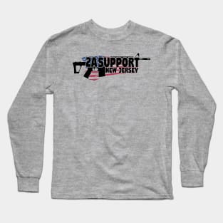 2A Support New Jersey USA Long Sleeve T-Shirt